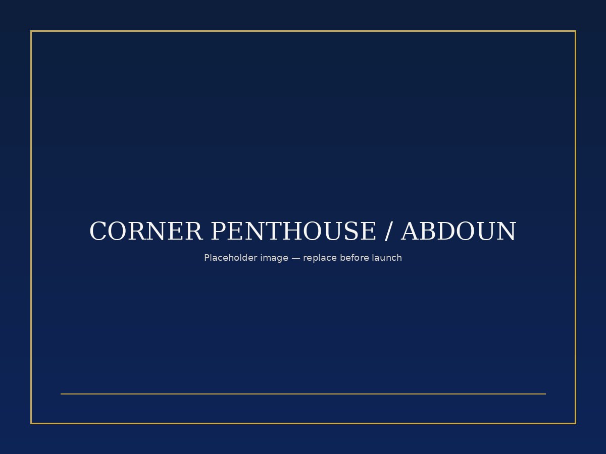 Penthouse Abdoun